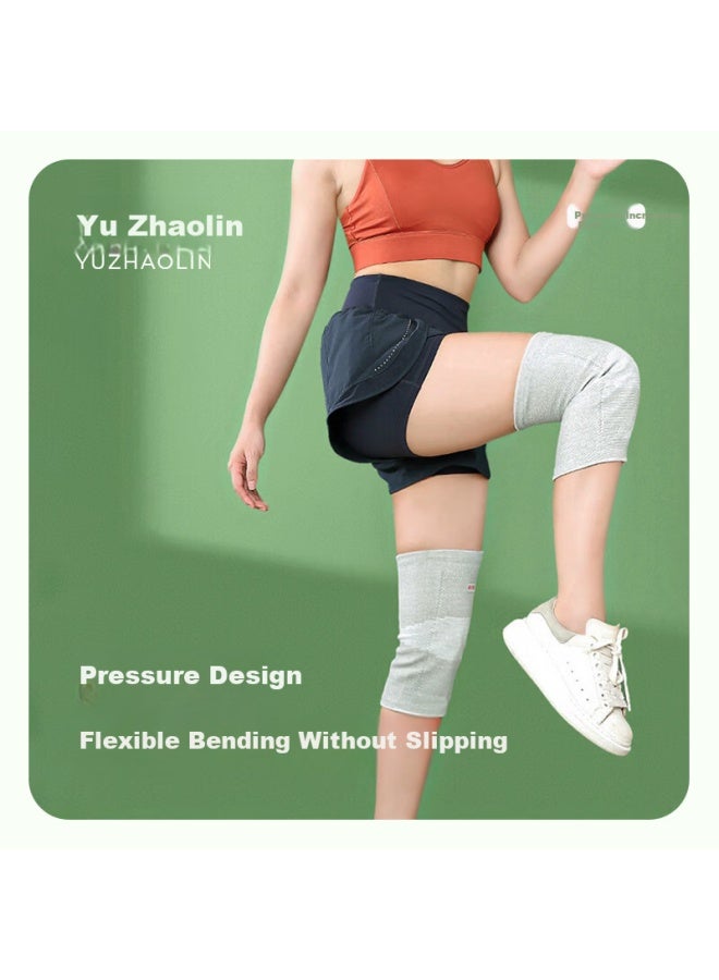 Yuzhaolin Self-heating Knee Brace Warm Bamboo Charcoal Knee Support For Cold Legs Uni Elderly Anti-slip Knee Pad X069 Size S - Image 2