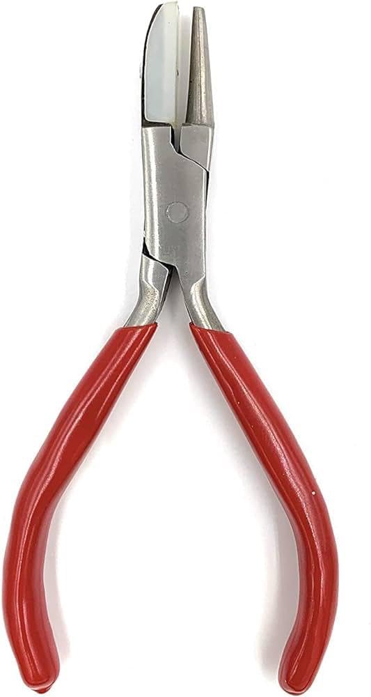 Round Flat Forming Plier with Nylon Jaw Plastic Coated for Multipurpose usespack of 1  - Image 2