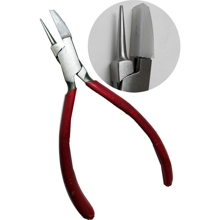 Round Flat Forming Plier with Nylon Jaw Plastic Coated for Multipurpose usespack of 1  - Image 4