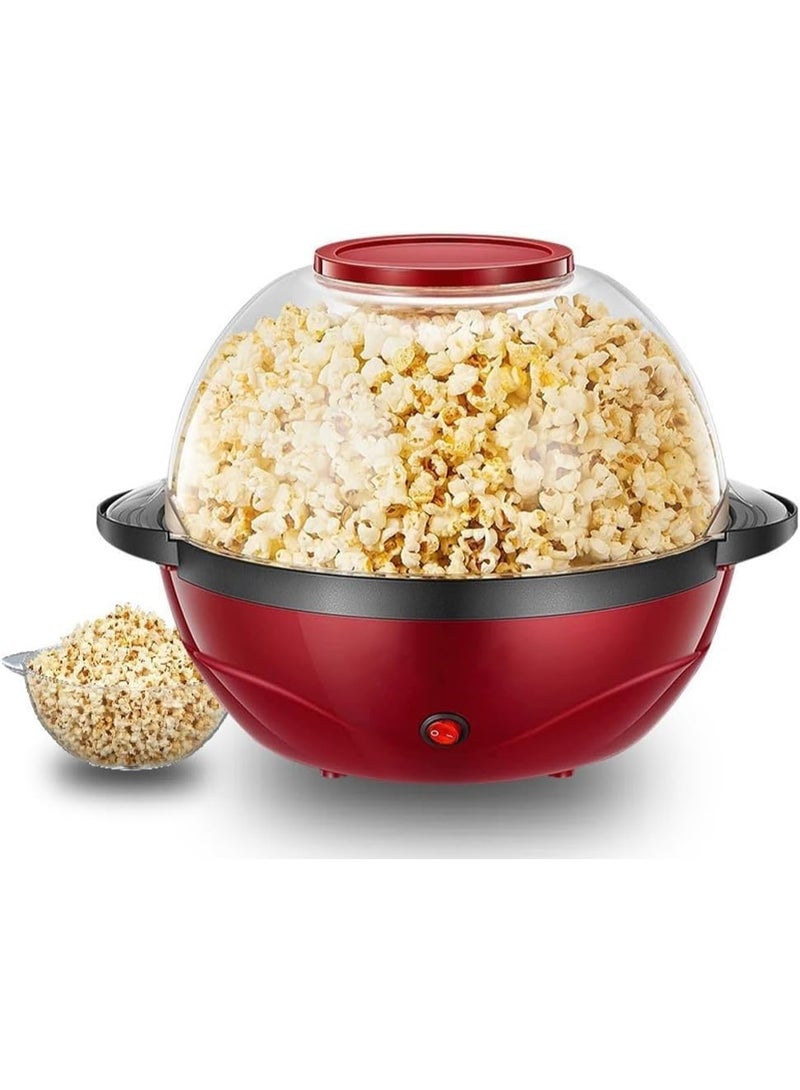 TIGER 850W Automatic Stirring Popcorn Maker 3.6L Large Capacity Electric Popcorn Popper Machine with Nonstick Heating Plate, Cool Touch Handles, Even Heat Popping System, Dishwasher Safe Parts for Home Movie Nights & Family Snacks - Image 1