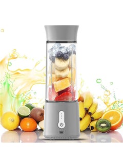 PORTABLE A7 High Quality Blender Juicer And Grinder With 6 Blades And Powerful Motor Nice Design And High Volume Dark Gray Food Grade Pctg  - Image 1