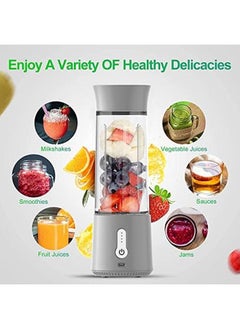 PORTABLE A7 High Quality Blender Juicer And Grinder With 6 Blades And Powerful Motor Nice Design And High Volume Dark Gray Food Grade Pctg  - Image 3