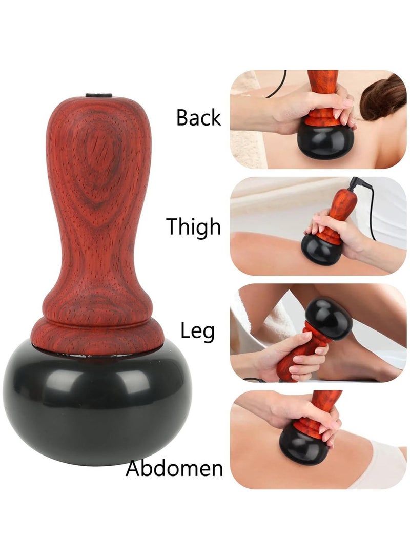 general Hot Stones for Massage with Adjustable Temperature Natural Bian Stone Gua Sha Scraping Massager Warmer Kit for Massage Home SPA Relaxation - Image 4