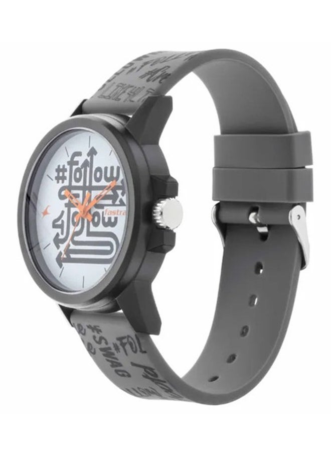 fastrack Hashtag White Dial Analog Unisex Watches  - Image 2