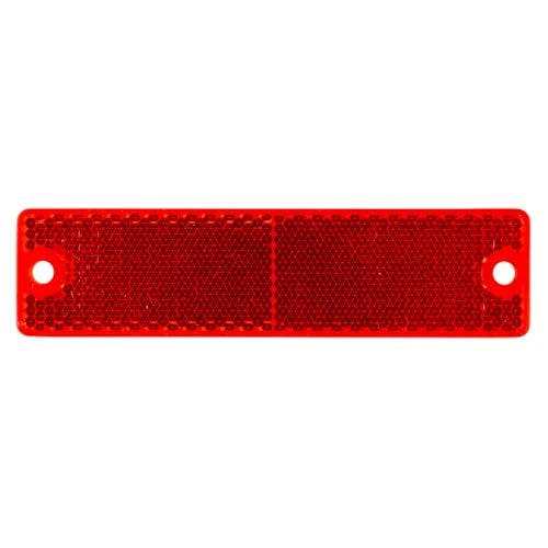 Grote عاكسات مستطيلة حمراء صغيرة قابلة للصق / التثبيت بالبراغي Grote 40132-5 (عبوة مزدوجة) - Image 1