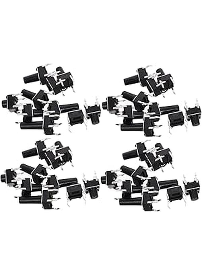 Tactile Push Button Switch Micro 100pcs Normally Open For PCB Diy Kit - Image 1