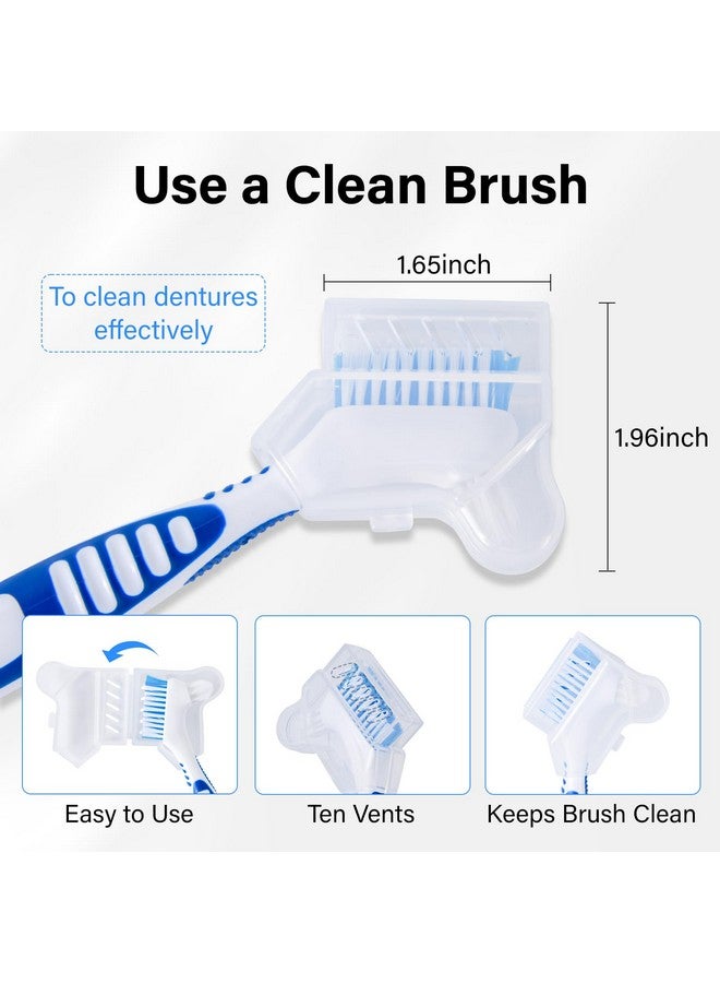 SoeKoa Denture Brush Cover, 4pcs Denture Brush Cover Only, Denture Tooth Brush Cover with Air Vent Drain Water Protect the Hygiene of Denture Brush, Portable Denture Tooth Brush Cover to Travel and Home - Image 2