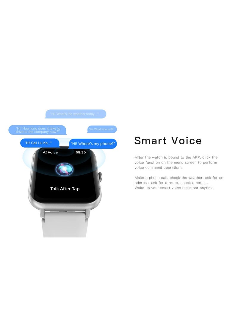 General Explosion ZL54C smart watch AI voice assistant heart rate blood pressure blood oxygen sleep watch  - Image 5