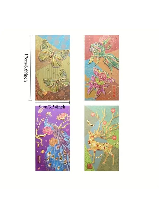 16 Pcs Chinese Style Red Packets Lucky Money Envelopes For New Year Gifts - Image 4
