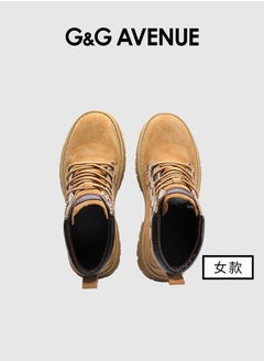 G&G AVENUE Mens Boots Casual Men Martin Boots Casual Handmade Winter Leather Shoes Men Outdoor Ankle Boots Martin Boots  - Image 4