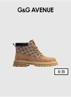 G&G AVENUE Mens Boots Casual Men Martin Boots Casual Handmade Winter Leather Shoes Men Outdoor Ankle Boots Martin Boots  - Image 3