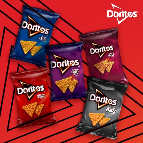 Doritos Flavored Tortilla Chips, Nacho Cheese, 1 Ounce (Pack of 40) - Image 3