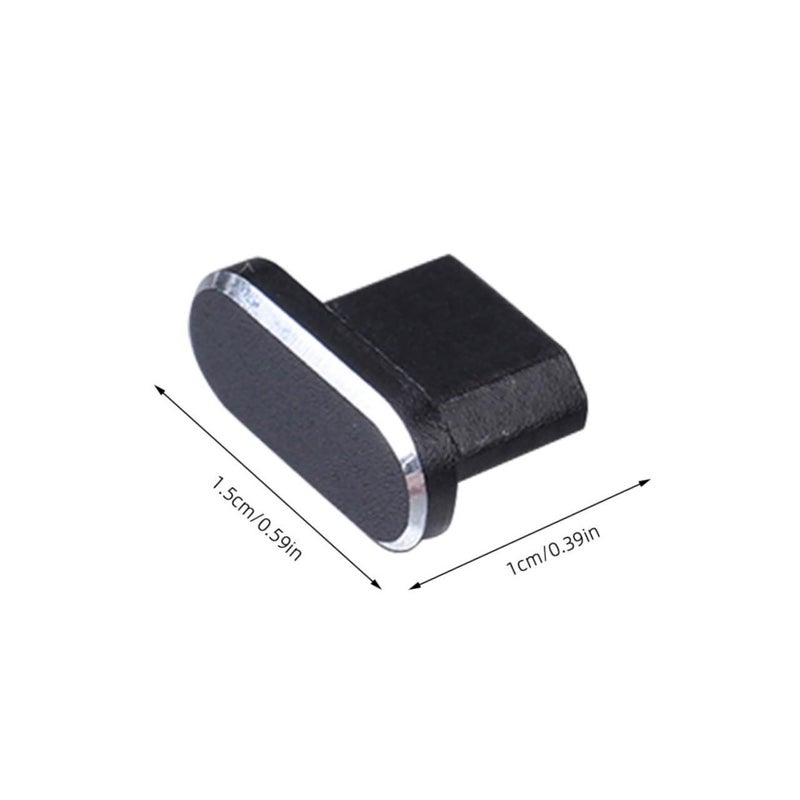 2pcs Micro Usb Earphone Jack Dust Plug Set Black Easy Install Remove Compatible With Edge Honor Carrying Case Included - Image 3