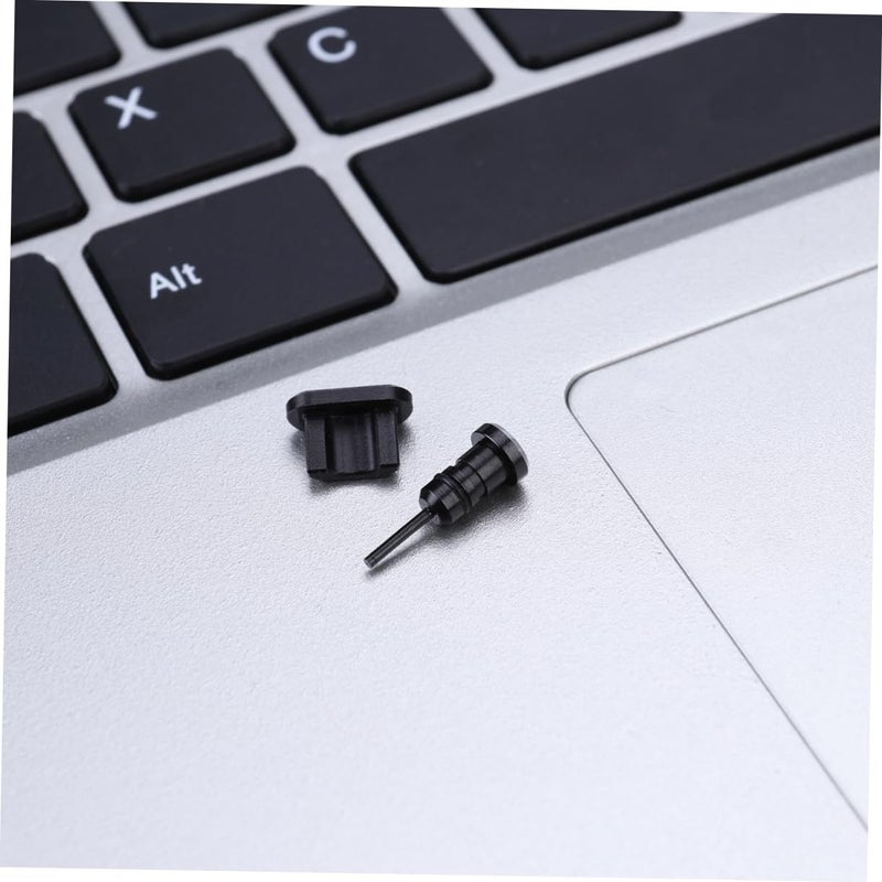 2pcs Micro Usb Earphone Jack Dust Plug Set Black Easy Install Remove Compatible With Edge Honor Carrying Case Included - Image 5