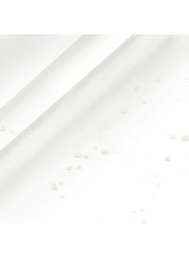 RUDONG M Ripstop Nylon Fabric by The Yard, 1 Yard x 58 Inch Wide White Polyester Fabric, Waterproof Fabric for Outdoor Clothing, Sewing, Kite, Flag, DIY Crafts - Image 1
