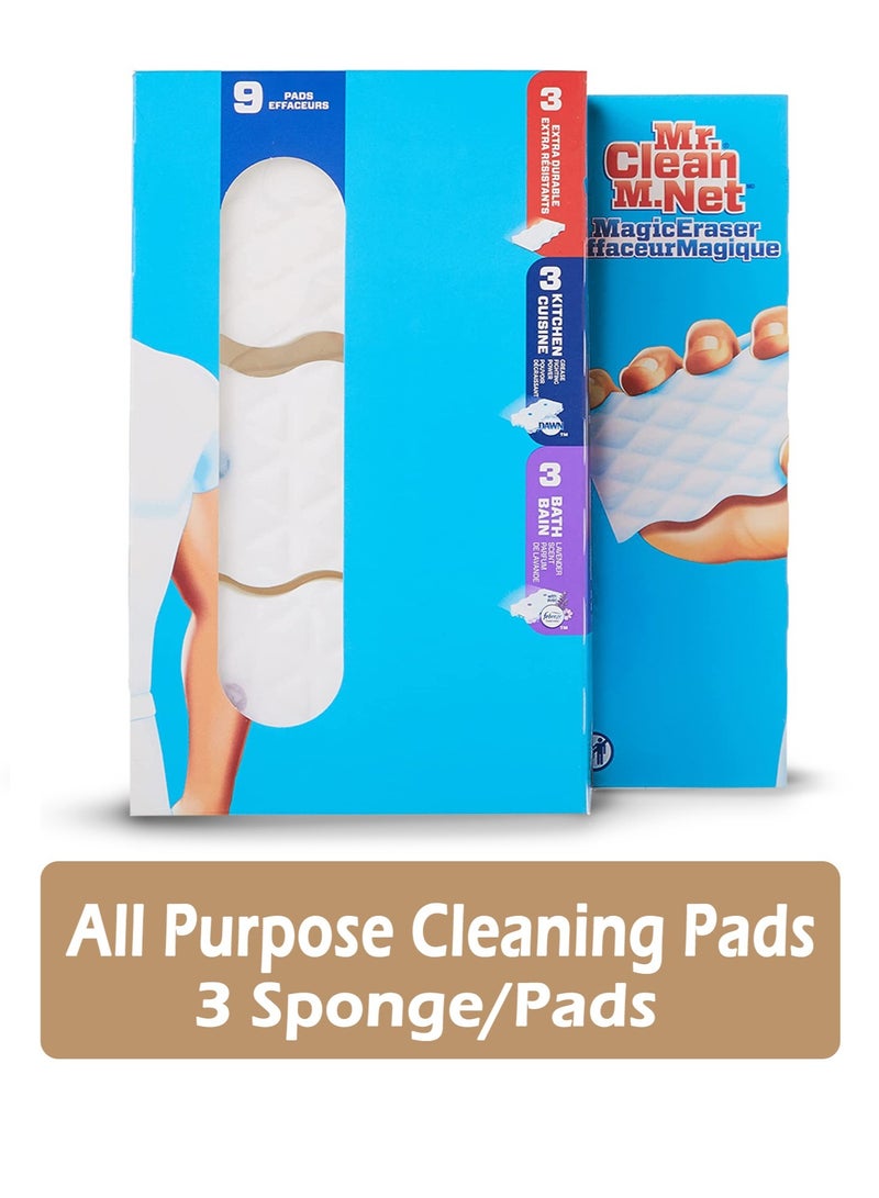 Mr Clean Magic Eraser Extra Durable Cleaning Sponge/Pads With Durafoam For All surfaces - Image 1