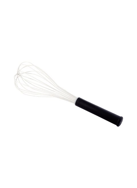 Met Lux 14 x 3.7 Inch Baking Whisk, 1 Piano Whisk With Ergonomic Handle - Dishwashable, Won't Corrode, Stainless Steel Whisk, For Whipping, Baking, Or Cooking