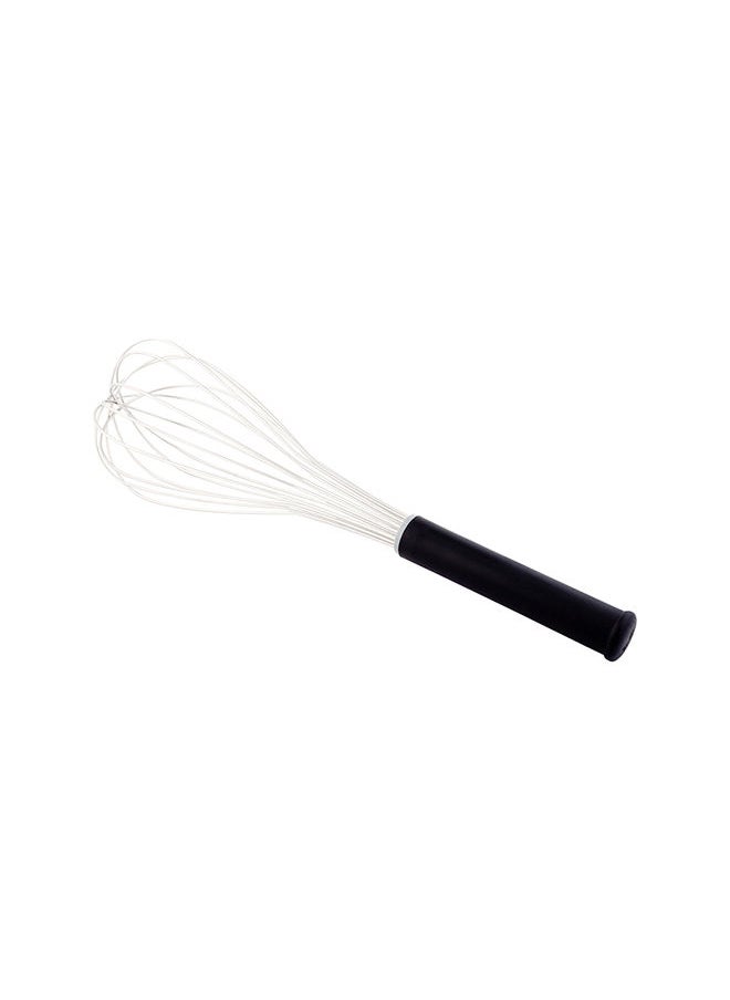 Met Lux 14 x 3.7 Inch Baking Whisk, 1 Piano Whisk With Ergonomic Handle - Dishwashable, Won't Corrode, Stainless Steel Whisk, For Whipping, Baking, Or Cooking