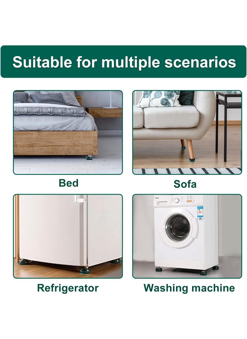 PURCHASE PLUSE PURCHASE PLUSE Washing Machine Vibration Blocks Anti Vibration Washing Machine Support Feet StabilizerWashing Machine Foot 4 Pads Noise Reducing Mat for Washing Machine and Dryer  - Image 5