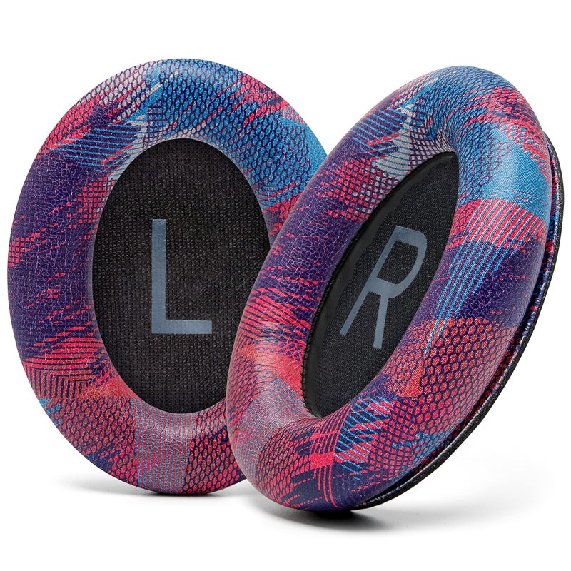 WC PadZ QC45 - Earpads for Bose QuietComfort 45 / QuietComfort Se/QuietComfort Wireless, Made by Wicked Cushions | Extra Thick Cushion | Premium Durable Stitching | Speed Racer - Image 1