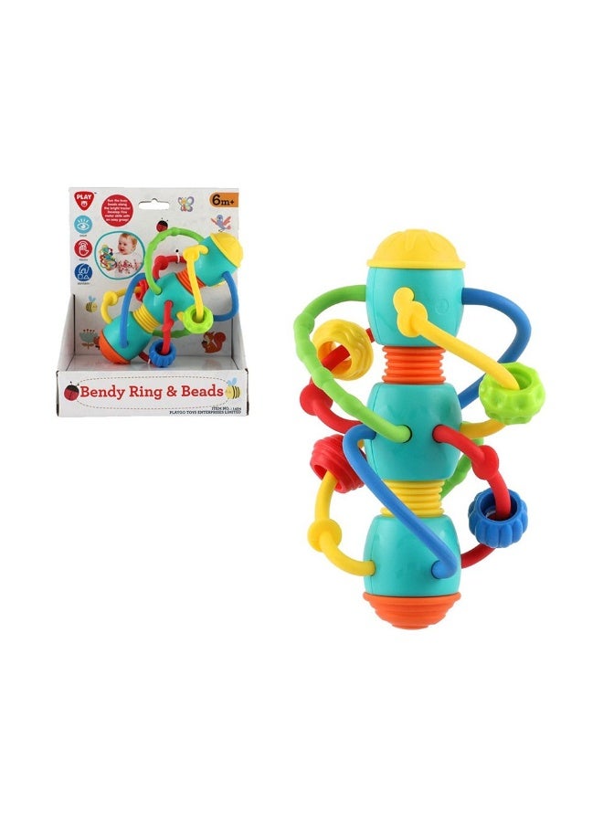 PLAYGO Playgo Bendy Ring & Beads Rattle & Teether Toy - Image 1
