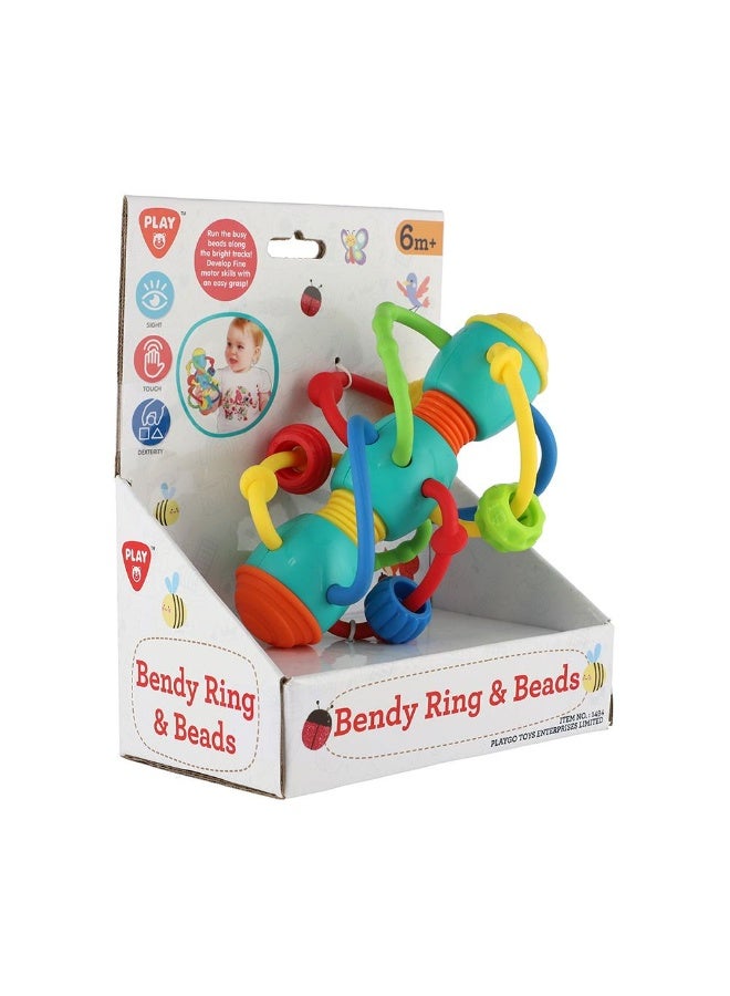 PLAYGO Playgo Bendy Ring & Beads Rattle & Teether Toy - Image 5