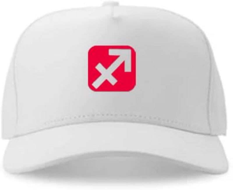 CAP (WHITE) Logo Red for men and women with sun protection.sports cap with distinctive shapes (28)