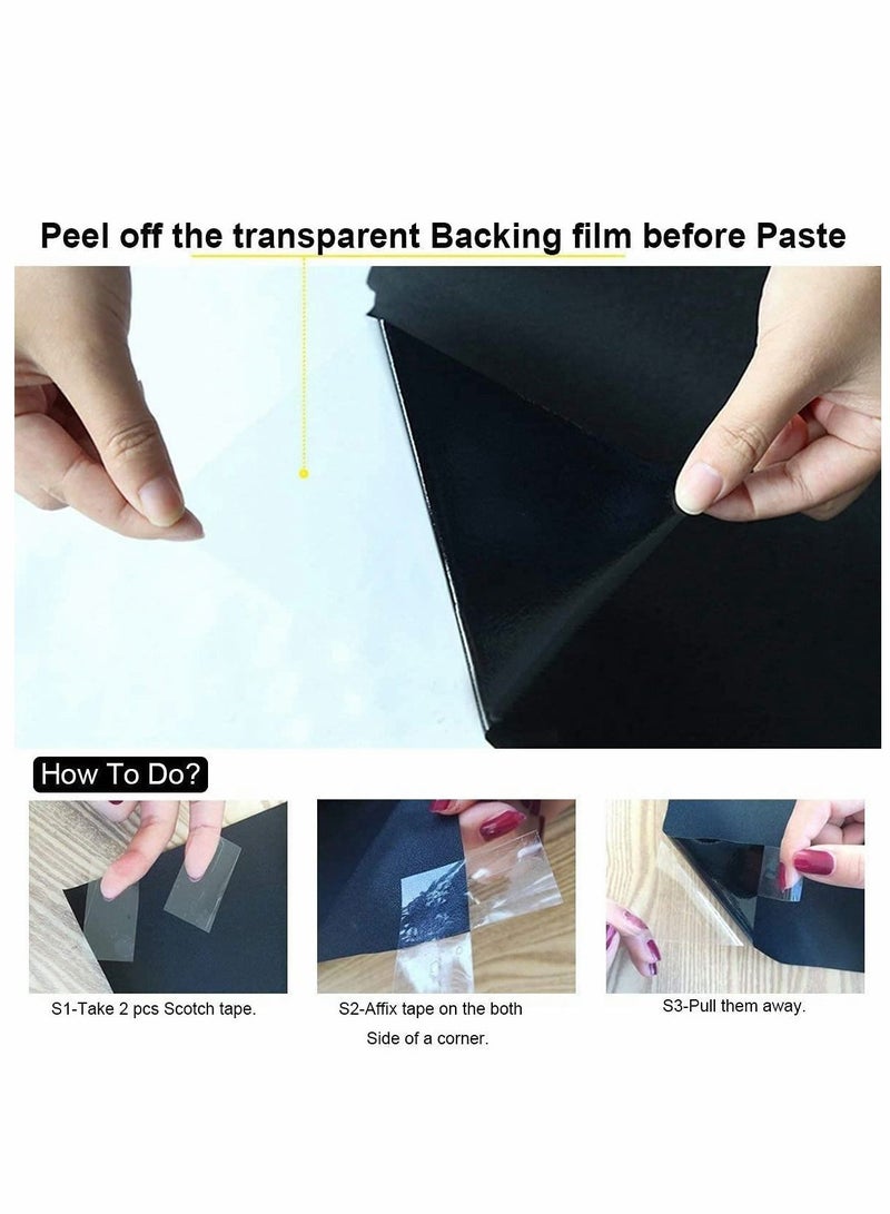 KASTWAVE Privacy Window Films, Self Adhesive Frosted Opaque Glass, for Bathroom Door, Decorative Stickers, UV Blocking Heat Control Coverings - Image 5