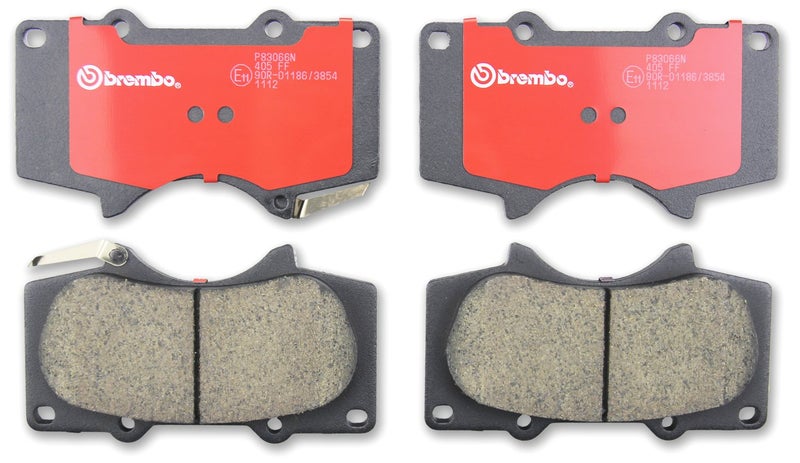 Brembo P83066N Premium Ceramic Front Disc Brake Pad Set CHANGAN/LEXUS/MITSUBISHI/MITSUBISHI (GAC)/TOYOTA OE# 4605A472 - Image 1