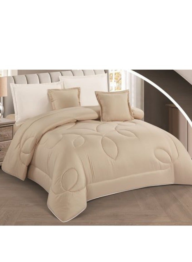 SMART HOME two-sided quilt set, two-sided mattress, consisting of 6 pieces, quilt with 6-piece filling, 100% microfiber, quilt size 230X250 cm  - Image 3