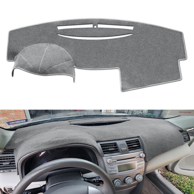 REMOCH Dash Cover for Toyota Camry Accessories 2007 2008 2009 2010 2011 Custom Fit Dashboard Cover Mat Pad Dark Gray