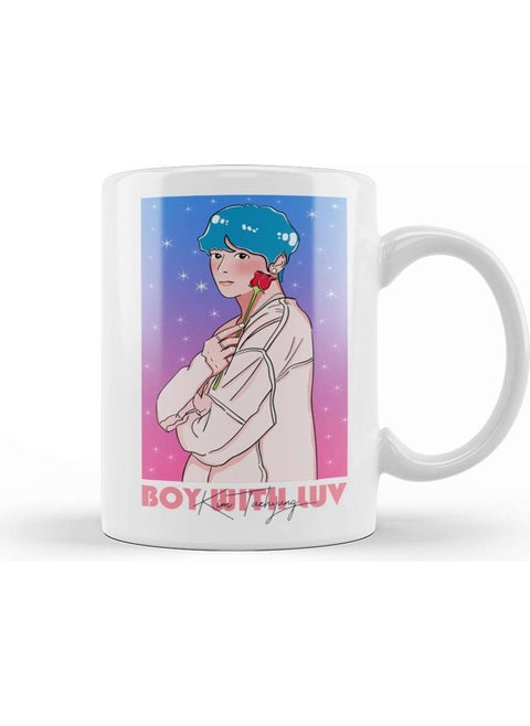 Print Shop Boy With Luv Bts Kim Taehyung Mug Porcelain