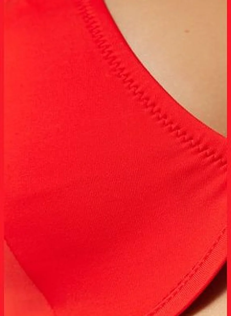 trendyol Red Underwire Bikini Top TBESS23BU00061