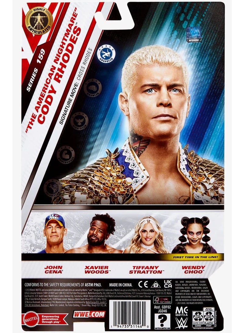 WWE Main Event American N. Cody Rhodes Action Figure JGD46 - Image 5