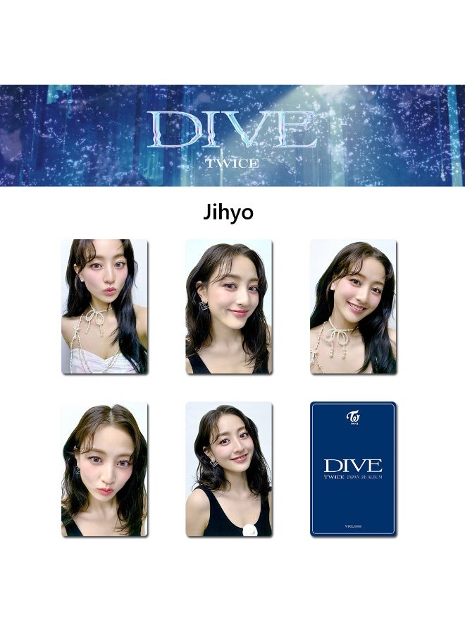 NIBEMINENT 5 Pcs Kpop TWICE DIVE Lomo Cards Card For Fans Collection Gifts - Image 1
