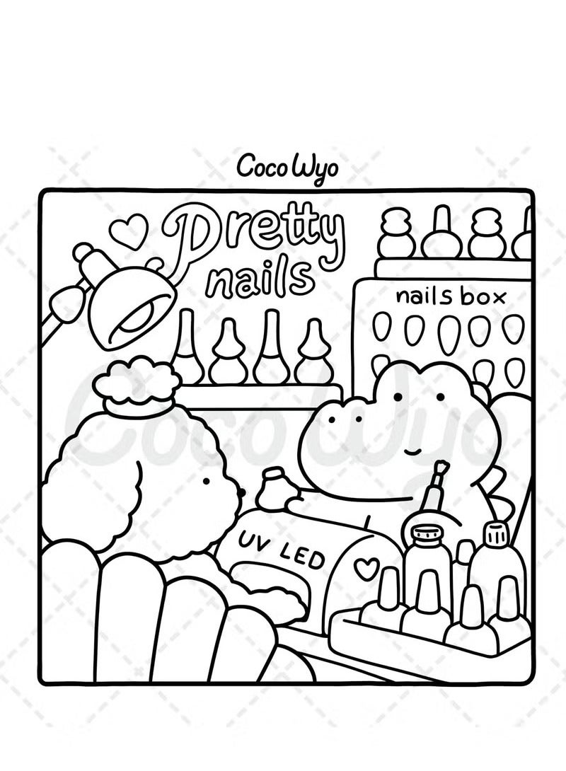 عام أصدقاء الدفء: كتاب تلوين علاجي للكبار والمراهقين – شخصيات حيوانية ساحرة بتصميمات بسيطة مهدئة مع تمرينات تركيز ذهني (سلسلة أصدقاء مريحة) ﻿ ﻿ - Image 2