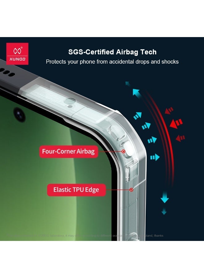 general Case Compatible with Honor Magic 8 Pro, Airbag Protection Transparent PC Back + Soft TPU Frame, Anti-scratch Protective Case - Image 2