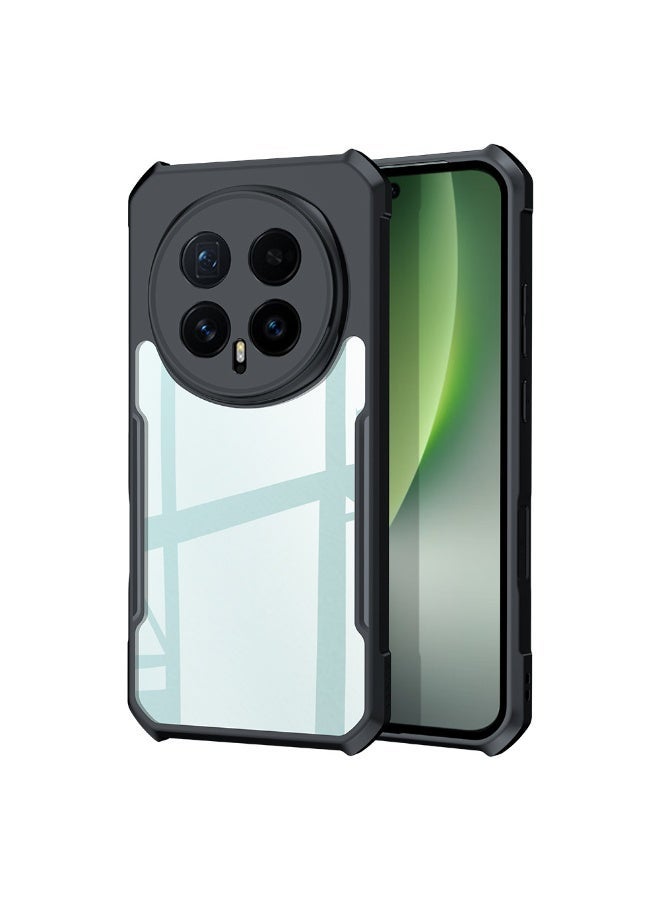 general Case Compatible with Honor Magic 8 Pro, Airbag Protection Transparent PC Back + Soft TPU Frame, Anti-scratch Protective Case - Image 1