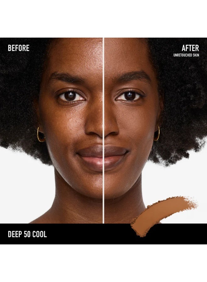 بودرة أساس bareminerals barepro 24hr skin perfecting، لون Deep 50 Cool، 8 غرام - Image 3