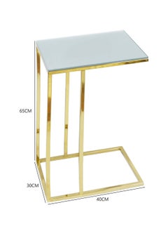 Sharpdo Square Coffee Table, Simple Modern Living Room, Home Tempered Glass, Light Luxury Style Side Table  - Image 5
