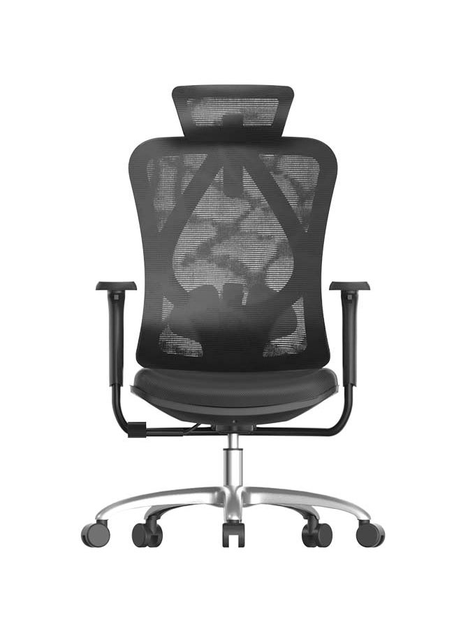 SIHOO SIHOO BIFMA Testing M18C Height Adjustable Full Mesh Office 4D Linked Armrests Office Furniture Ergonomic Chair (with footrest)  - Image 1
