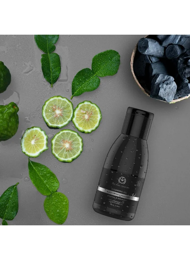 The Man Company  Activated Charcoal Tan Removal Cleansing Gel For Oil Control And Glowing Skin - 100Ml for Men | Best Price UAE