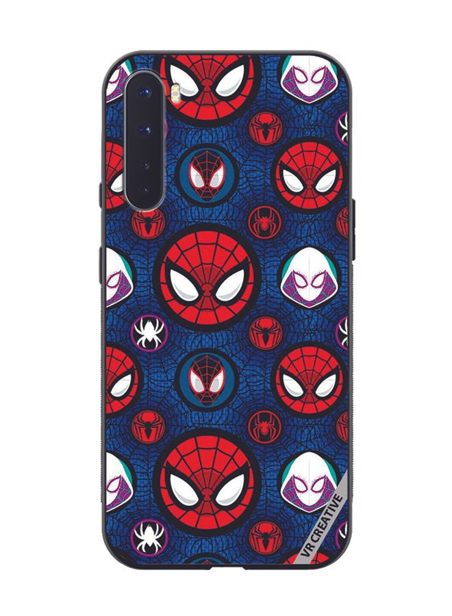 VR CREATIVE Protective Case Cover For OnePlus Nord Spiderman Design Multicolour - Image 1