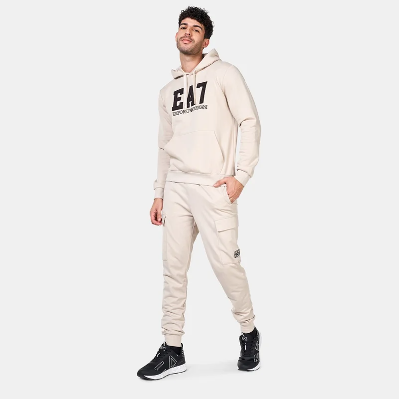 EA7 Emporio Armani Beige Men's University Pack Hoodie for Men | Best Price UAE
