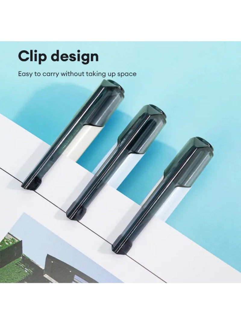 Deli 12-Piece Arrow Ballpoint Pen 0.7mm Tip Black Ink - Image 5