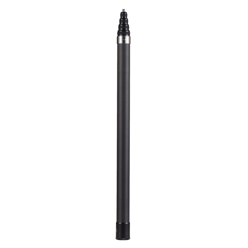 Portable Selfie Stick Carbon Fiber Stand Camera Bracket 1/4 Inch Screw Mount 45.5cm-280cm/ 17.9in-110in Adjustable Length Compatible with Insta360 X2/ X3 - Image 1