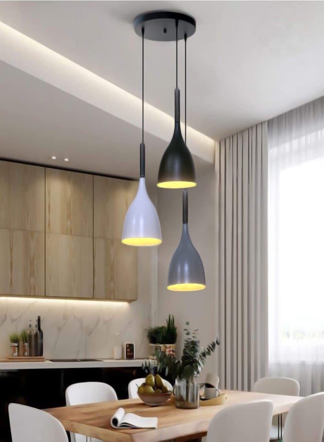 Avior 3 Light Round Hanging Lights for Dining Table, Living Room, Restaurants and Decoration of Home - Image 1