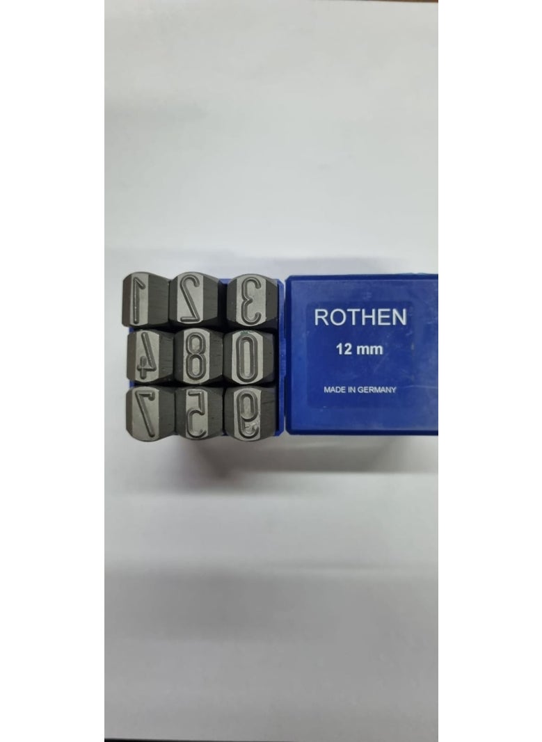 Number Set 12 mm
