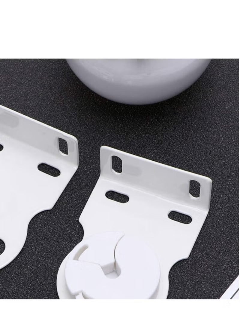 Roller Blind Fitting 1 Set Roller Shade Parts Plastic Bracket Bead Chain Cord with Roller Shade Clutch Rolling Blind Replacement Repair Kit - Image 4