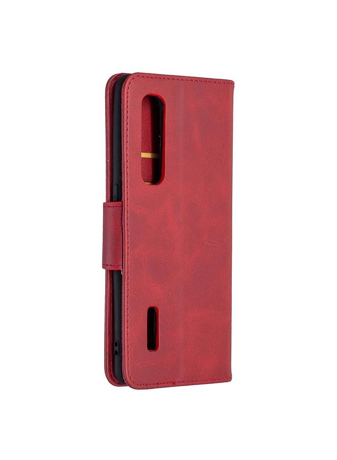 اس-توب جراب لهاتف OPPO Find X2 Pro بتصميم كلاسيكي من جلد الحمل، بلون نقي، مع حامل وفتحات للبطاقات ومحفظة وحبل تعليق - Image 3